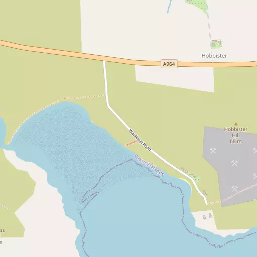 Map of Hobbister
