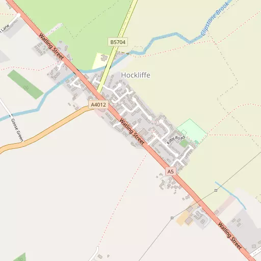 Map of Hockliffe
