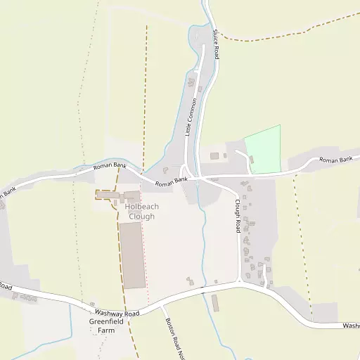 Map of Holbeach Clough