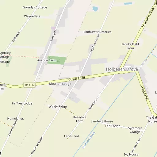 Map of Holbeach Drove