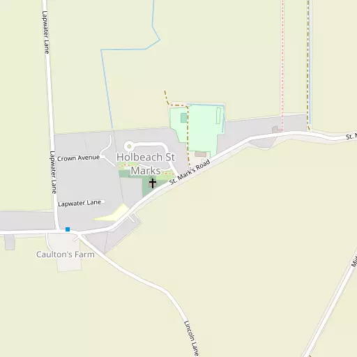 Map of Holbeach St Marks
