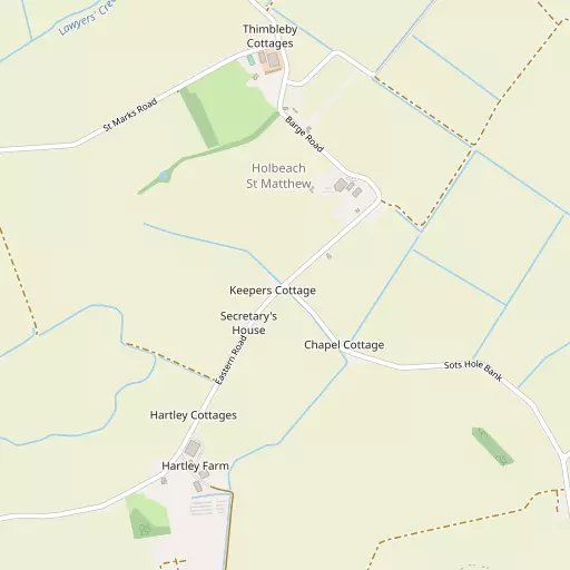 Map of Holbeach St Matthew