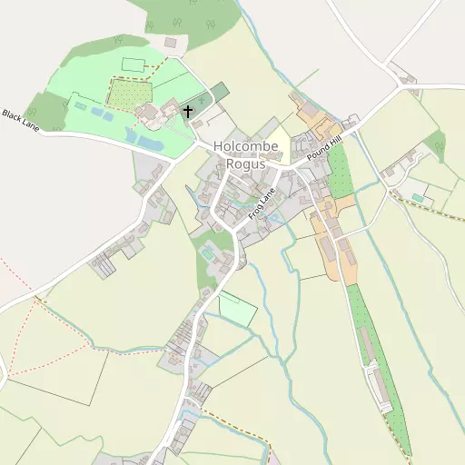 Map of Holcombe Rogus