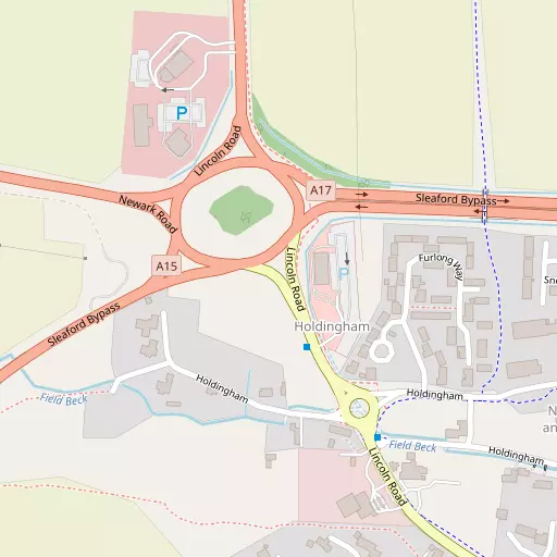 Map of Holdingham