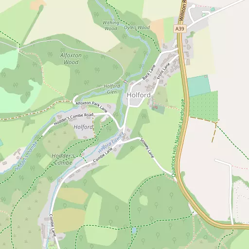 Map of Holford