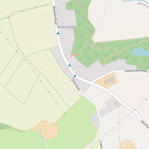 Map of Hollacombe