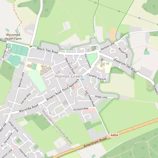 Map of Holmer Green