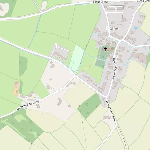 Map of Holne