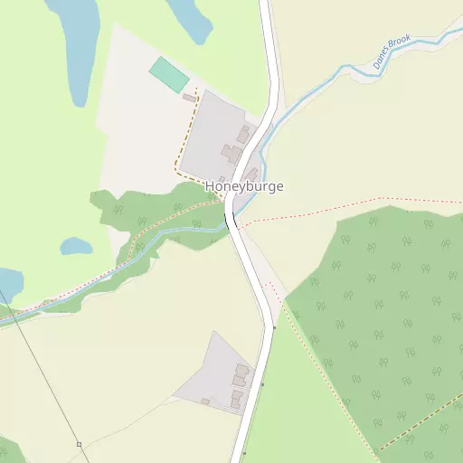 Map of Honeyburge