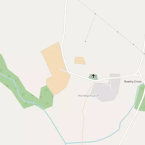 Map of Honeychurch