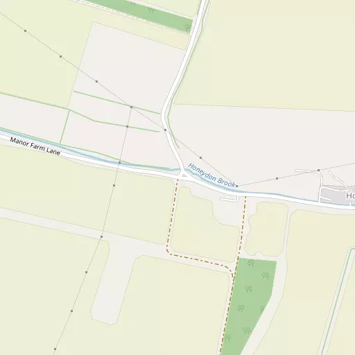 Map of Honeydon