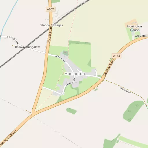 Map of Honington