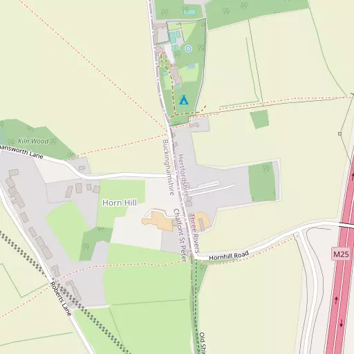 Map of Horn Hill