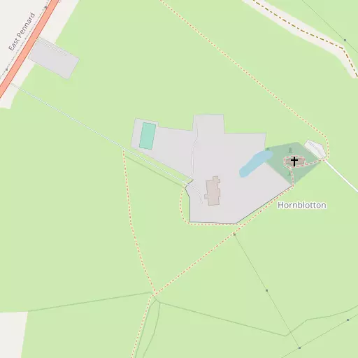 Map of Hornblotton
