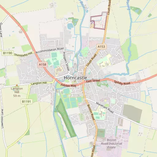 Map of Horncastle