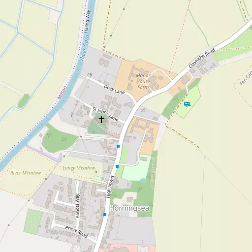 Map of Horningsea