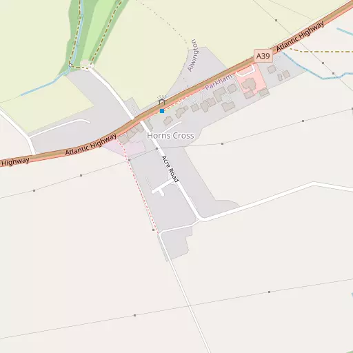 Map of Horns Cross