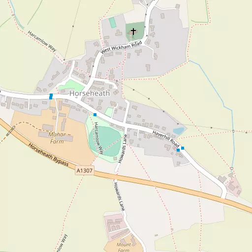 Map of Horseheath