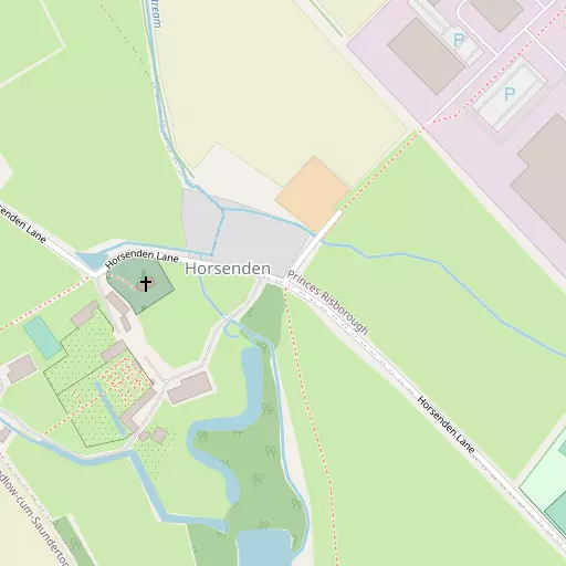 Map of Horsenden
