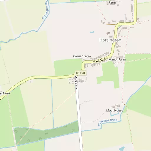 Map of Horsington