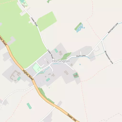Map of Horsington