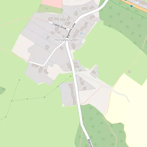 Map of Horsleys Green