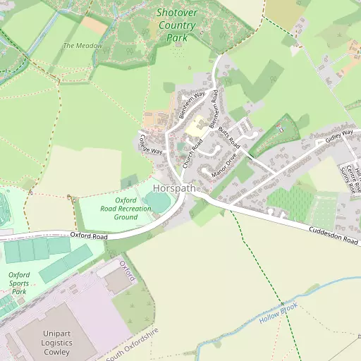 Map of Horspath