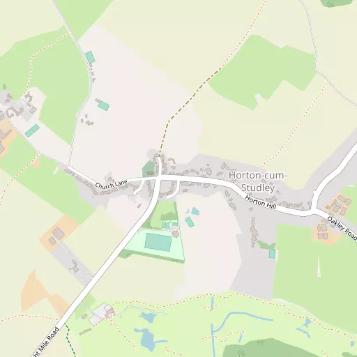 Map of Horton-cum-Studley