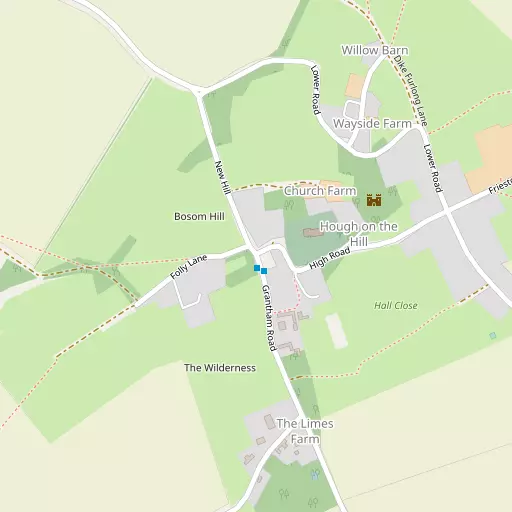 Map of Hough-on-the-Hill