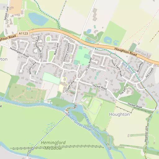Map of Houghton