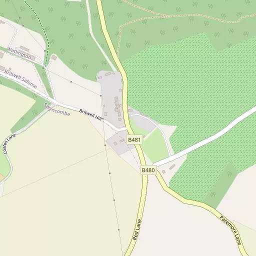 Map of Howe Hill
