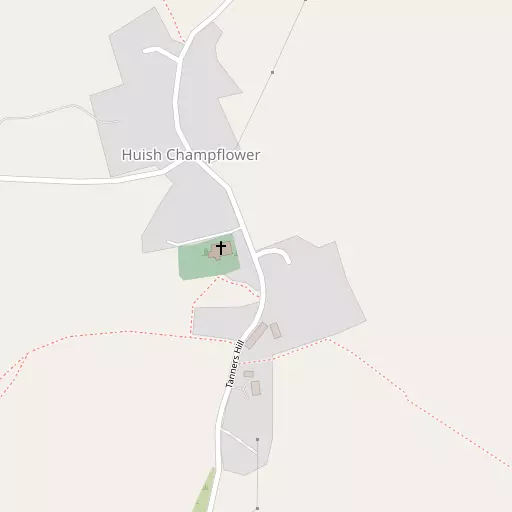 Map of Huish Champflower