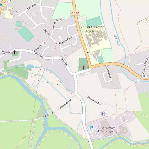 Map of Huish Episcopi