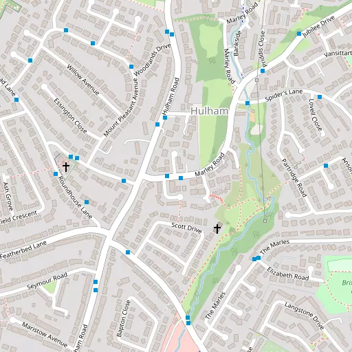Map of Hulham