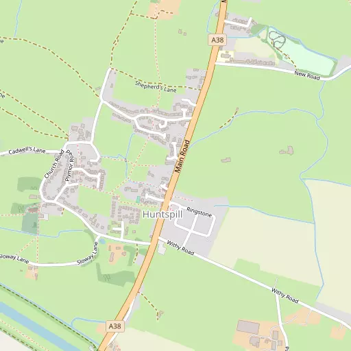 Map of Huntspill