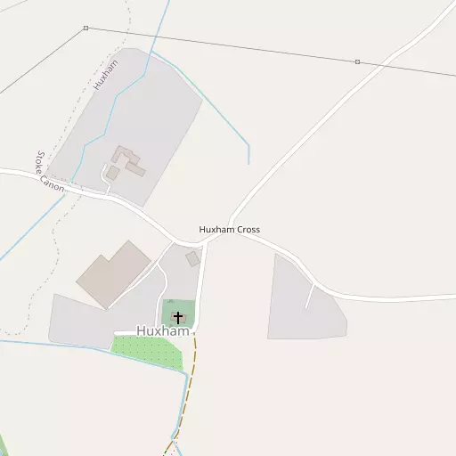 Map of Huxham