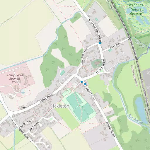 Map of Ickleton