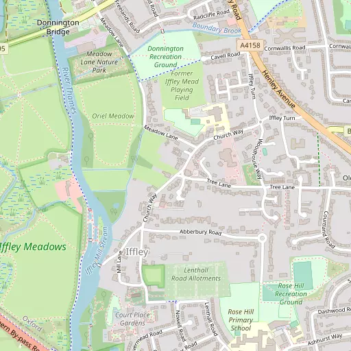 Map of Iffley
