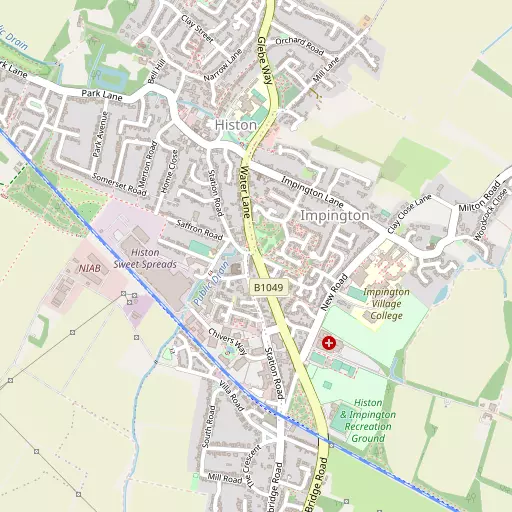 Map of Impington