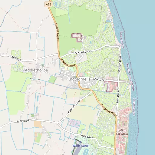 Map of Ingoldmells