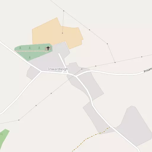 Map of Inwardleigh
