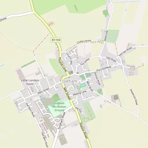 Map of Isleham
