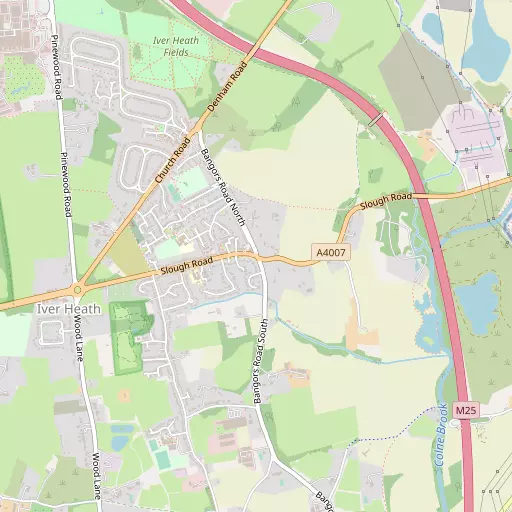 Map of Iver Heath