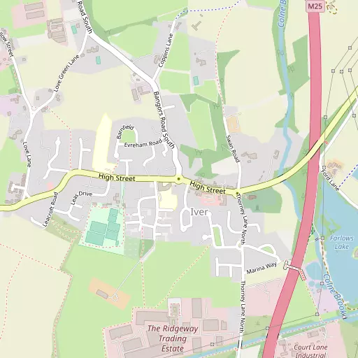 Map of Iver
