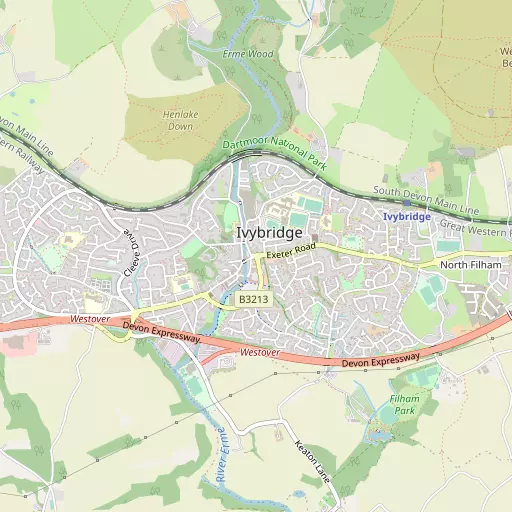 Map of Ivybridge