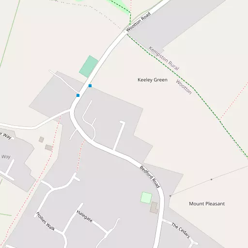 Map of Keeley Green