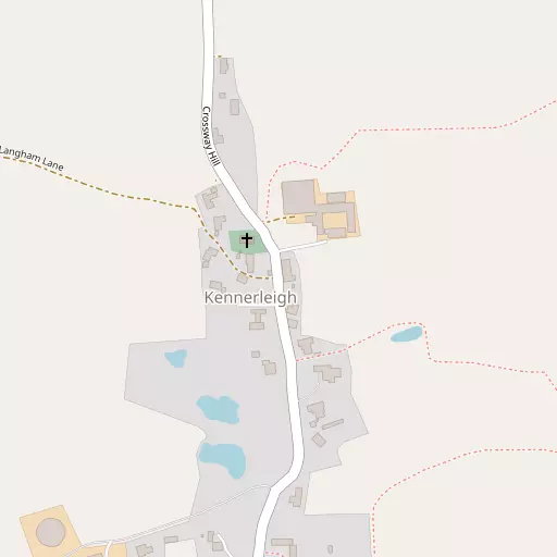 Map of Kennerleigh