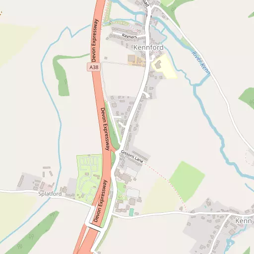 Map of Kennford