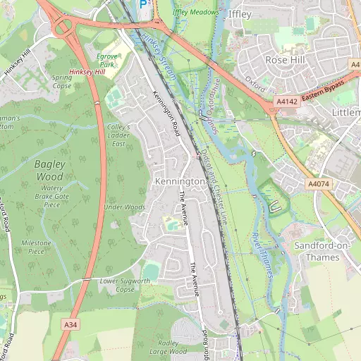Map of Kennington