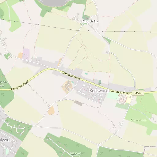 Map of Kensworth